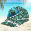 FUNSTUFFPRINT Customized Turtle Art Summer 3D Baseball Cap, Turtle Hat for Husband and Wife-SBC-11022