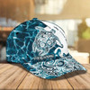 FUNSTUFFPRINT Customized Turtle Art Summer 3D Baseball Cap, Turtle Hat for Husband and Wife-SBC-11025