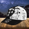 FUNSTUFFPRINT Customized With Name Camping Classic Cap Hat, Baseball Camping Cap Hat, Camp Cap Hat, Camping Gift