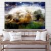 Risen Canvas Pictures - Easter Canvas - Christian Canvas Wall Art