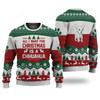 FUNSTUFFPRINT Chihuahua Dog All I Want For Christmas Ugly Christmas Sweater, Custom Dog Christmas sweatshirt, Christmas gifts Ugly Sweater