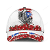 FUNSTUFFPRINT Maga Flower Puerto Rico Classic Cap Hat, Hibiscus Puerto Rico Cap Hat