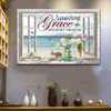 Christian Wall Art Amazing Grace How Sweet The Sound, Butterflies Canvas Print - Religious Wall Decor