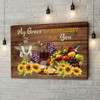 Christian Wall Art 2 Corinthians 129 My Grace Is Sufficient For You Canvas Print - Religious Wall Decor