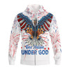 FUNSTUFFPRINT Independence Day Is Coming Ealge One Nation Under God   3D Hoodie and Zip Hoodie