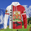 FUNSTUFFPRINT Cymru  3D Hoodie and Zip Hoodie