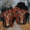 FUNSTUFFPRINT Love Horse  3D Hoodie and Zip Hoodie