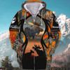 FUNSTUFFPRINT Moose Hunting  3D Hoodie and Zip Hoodie