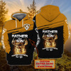 FUNSTUFFPRINT Father And Son Hunting - Personalized Name  3D Hoodie and Zip Hoodie