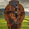 FUNSTUFFPRINT Love Horse - 3D Full Print  3D Hoodie and Zip Hoodie