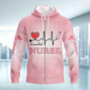 FUNSTUFFPRINT Nurse   3D Hoodie and Zip Hoodie