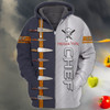FUNSTUFFPRINT CHEF   3D Hoodie and Zip Hoodie