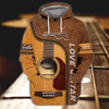 FUNSTUFFPRINT Love Guitar 3D Hoodie and Zip Hoodie