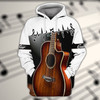 FUNSTUFFPRINT Guitar - 3D Full Print 3D Hoodie and Zip Hoodie
