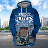 FUNSTUFFPRINT Without Trucks 3D Hoodie and Zip Hoodie