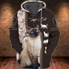 FUNSTUFFPRINT  Love Cats Design  3D Hoodie and Zip Hoodie