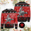 FUNSTUFFPRINT Christmas four wheel oh what fun it is to ride Ugly sweater Ugly Sweater