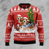 FUNSTUFFPRINT Beagle Dashing Ugly Christmas Sweater, Christmas sweatshirt, Christmas gift Ugly Sweater