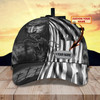 FUNSTUFFPRINT Veteran Honor Personalized Name All Over Print Classic Cap, Gifts for veteran-SBC-11490