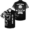 Custom Bowling Hawaiian Shirt Custom Name And Team Name Skull Bowling, Team Bowling Shirts