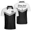 Golf Men Polo Shirt, Swing Hard In Case You Hit It Short Sleeve Polo Shirt, Best Polo Shirts For Men - Perfect Gift For Men, Golfers