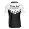 Golf Men Polo Shirt, Swing Hard In Case You Hit It Short Sleeve Polo Shirt, Best Polo Shirts For Men - Perfect Gift For Men, Golfers