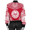FUNSTUFFPRINT French Polynesia Flag Polynesian Chief Women’S Bomber Jacket – Bn10 Bomber Jacket