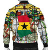 FUNSTUFFPRINT Ghana Bomber Jacket Total Liberation of Africa Men A10 Bomber Jacket