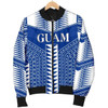 FUNSTUFFPRINT Guam Polynesia Women’s Bomber Jacket – BN12 Bomber Jacket