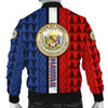 FUNSTUFFPRINT Hawaii Coat Of Arms Polynesian Bomber Jacket – Energetic – AH JW Bomber Jacket