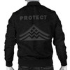 FUNSTUFFPRINT Hawaii Mauna Kea Polynesian Men’s Bomber Jacket Grey – AH – J71 Bomber Jacket
