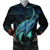 FUNSTUFFPRINT Hawaii Polynesian Honu Sea Hibiscus Bomber Jacket – AH – J4R Bomber Jacket
