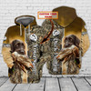 FUNSTUFFPRINT Duch Hunting - Personalized Name  3D Hoodie and Zip Hoodie