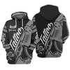 FUNSTUFFPRINT Tattoo Artist Shop Personalized Name 3D Hoodie and Zip Hoodie