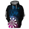FUNSTUFFPRINT  Darts Dark  3D Hoodie and Zip Hoodie