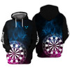 FUNSTUFFPRINT  Darts Dark  3D Hoodie and Zip Hoodie