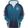 FUNSTUFFPRINT  Dart Board Blue  3D Hoodie and Zip Hoodie
