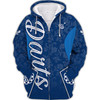FUNSTUFFPRINT Darts Blue 3D Hoodie and Zip Hoodie
