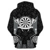 FUNSTUFFPRINT Dart Board  3D Hoodie and Zip Hoodie