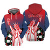 FUNSTUFFPRINT Dart USA 3D Hoodie and Zip Hoodie