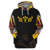 FUNSTUFFPRINT Dart, Born To Play, Forced To Work  3D Hoodie and Zip Hoodie