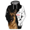 FUNSTUFFPRINT German Shepherd  3D Hoodie and Zip Hoodie