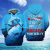 FUNSTUFFPRINT Scuba Diving  3D Hoodie and Zip Hoodie
