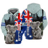 FUNSTUFFPRINT Australia Koala  3D Hoodie and Zip Hoodie