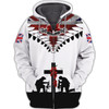 FUNSTUFFPRINT Lest We Forget UK Veteran  3D Hoodie and Zip Hoodie