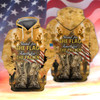 FUNSTUFFPRINT STAND FOR THE FLAG KNEEL FOR THE CROSS  3D Hoodie and Zip Hoodie