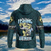 FUNSTUFFPRINT Bass Fishing  3D Hoodie and Zip Hoodie