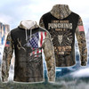FUNSTUFFPRINT -  Deer Hunting 3D Hoodie and Zip Hoodie