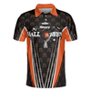 Happy Halloween And Happy Bowling Men Polo Shirt, Short Sleeve Bowling Shirt For Men, Gift For Bowling Lovers