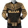FUNSTUFFPRINT Guam Polynesian Chief Men’s Bomber Jacket